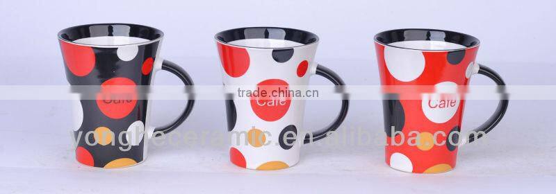 Full decal decorated ceramic drinking mug 11oz
