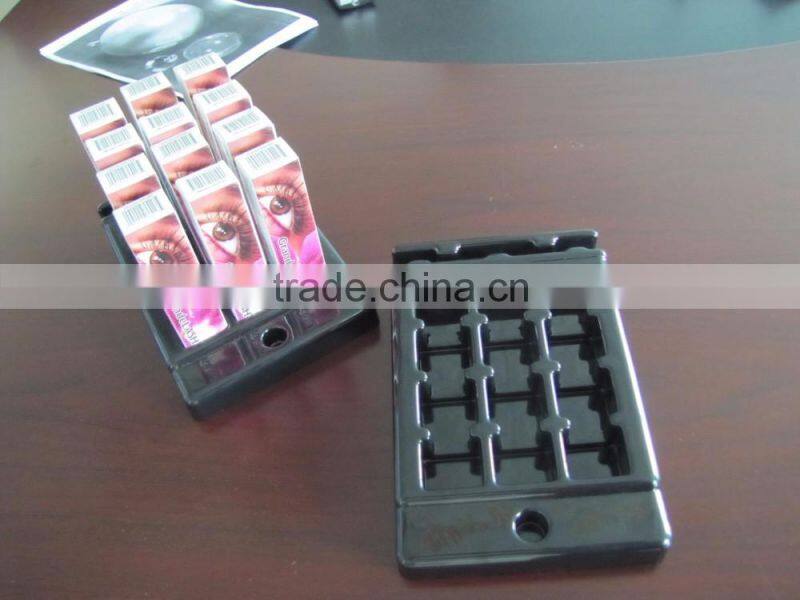 OEM cosmetics plastic display stand, plastic tray, blister