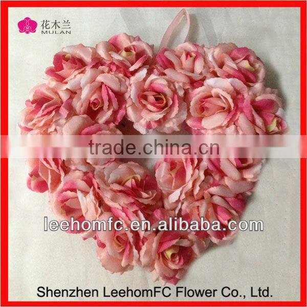 deoration wedding hair wreaths artificial flowers pink