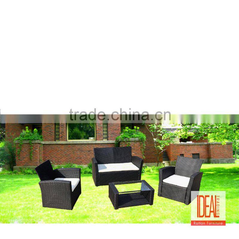 2016 hot sellling good quality rattan outdoor furniture half round sectional sofas