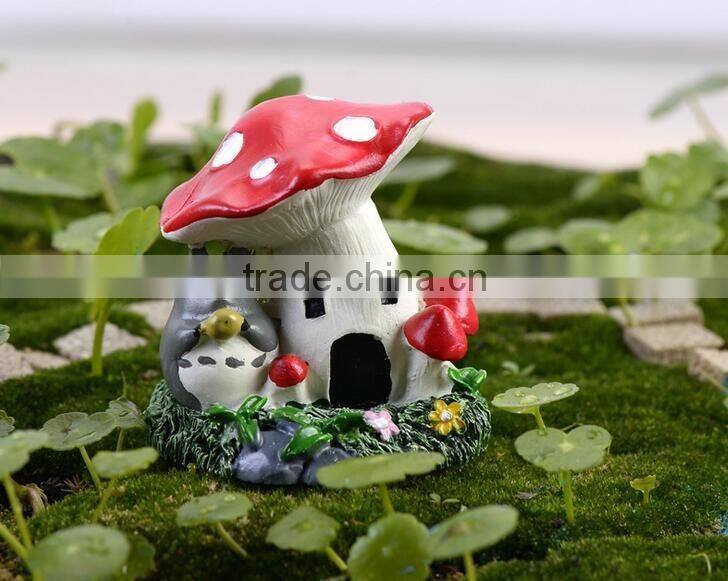 Polyresin garden decorative mushroom statues