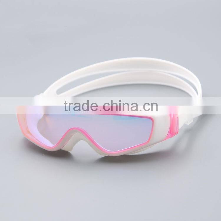fashionable swimming goggles, wide view swim goggles, fashionable swimming glasses