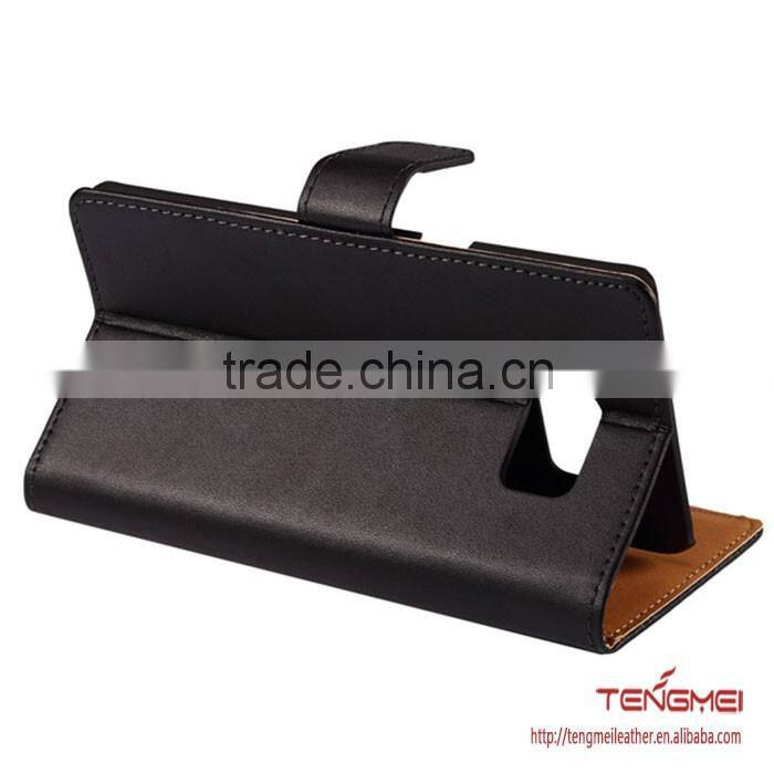 High quality phone case for samsung s7 edge second layer leather for phone case samsung