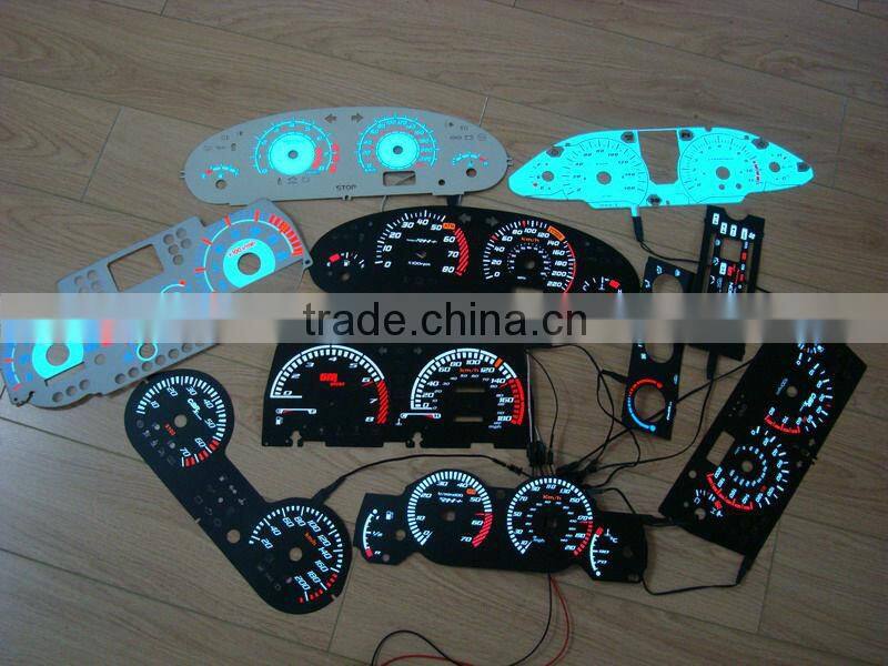 OSRAM material EL Luminous instrument board / EL sheet dashboard / EL panel dashboard