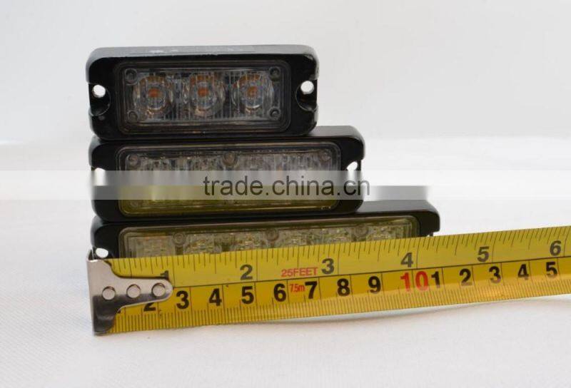 LED Strobe Surface Mount Lighthead/LED Surface Mount Dash light/LED Grille light(SR-LS-LD-106)1W or 3W LED,Super-Thin