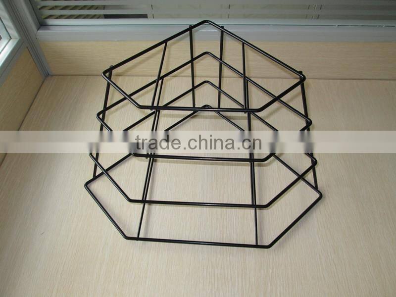 Kithen Counter Top Cabinet Metal Pan Organizer Rack