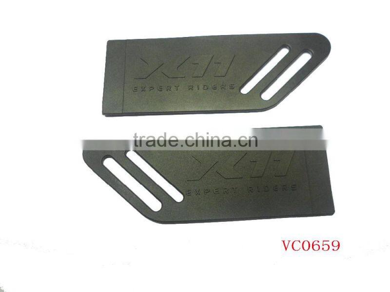 Personality military garments pvc cuff tabs