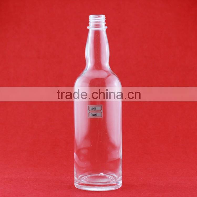 New design gold liquor bottle screen painting bottle apple liquid bottle