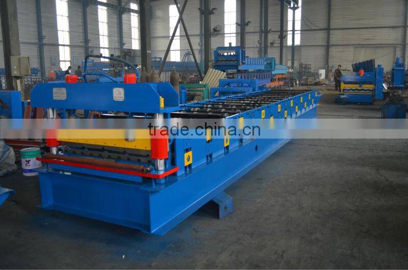 Hot in India colored steel Tile Roll Forming Machine manufacturing machine