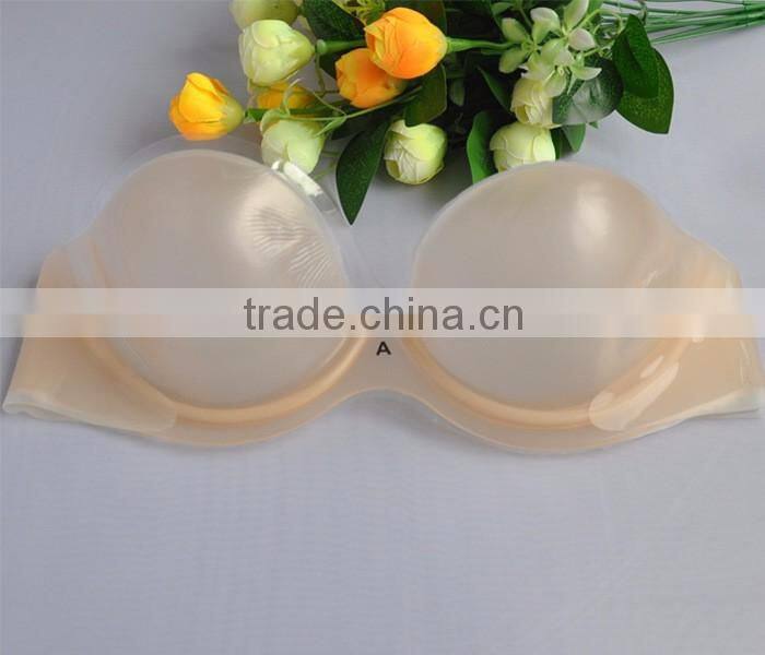 Women Sexy Invisiable Stick on Thin Silicone Bra