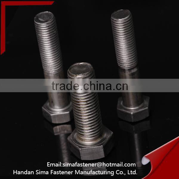 China Supplier M16-M30 high strength full threaded hex bolt