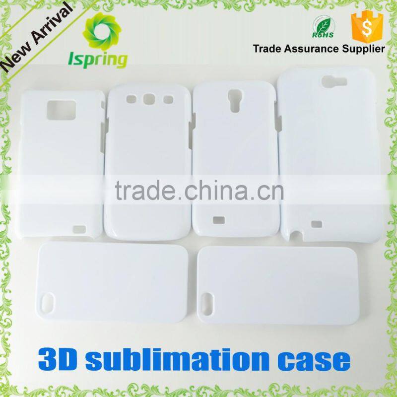 3D sublimation Plastic Phone Case, do print by yourself, Sublimation Mobile Phone Cover for iPhone 6/6S