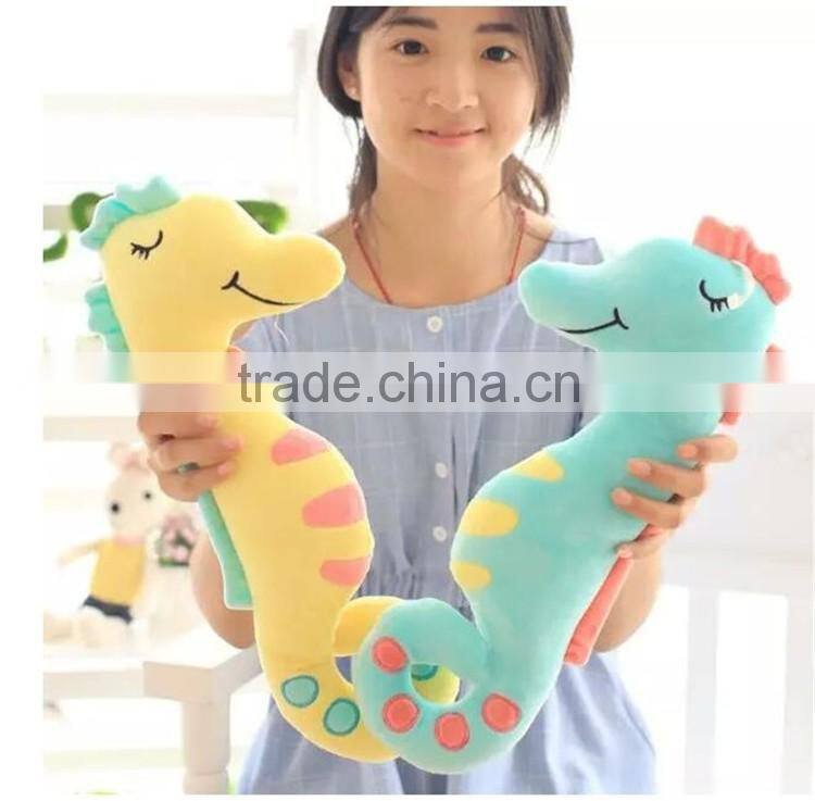 2016 Alibaba Hot Sale Promotion Plush Stuffed Sea Animal Fancy Pillow Case