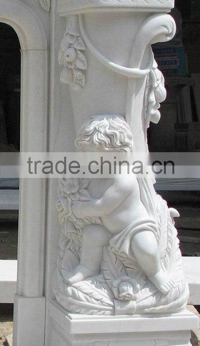 Contemporary Modern Marble Fireplace Mantel designs