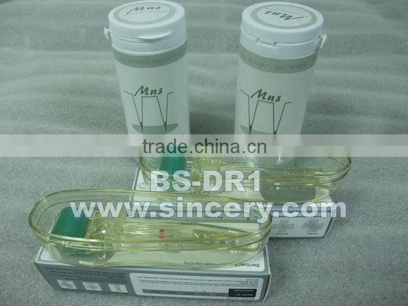 professional derme roller 1.5mm micro needle roller dermaroller derma roller titanium