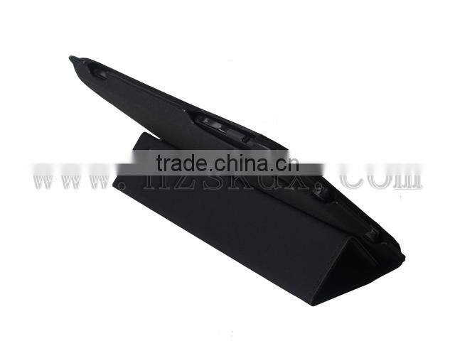 Wholesale10pc lot free shipping Premium Stand Leather Case Cover for LENOVO LePad S2007 +SCREEN GUARD