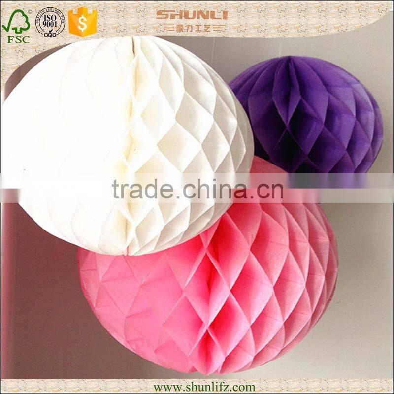 Canada 2015 hot new products wholesale 28g tissue paper honeycomb ball