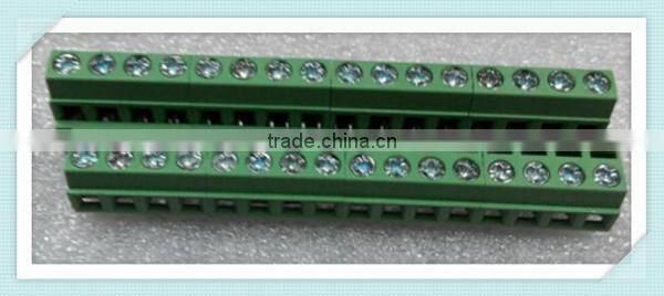 5.0mm Pitch PCB Screw Terminal Block KDG128 300V 12A with UL, CE, Rohs Approved