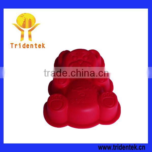 Durable Big Bear Shape Silicone cake decorating supplies