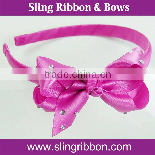 Satin Ribbon Bows Headband Hair Accessories