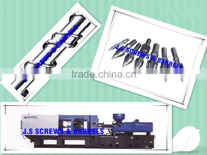 Plastic shoes injection machine single screw and cylinder for plastic machine