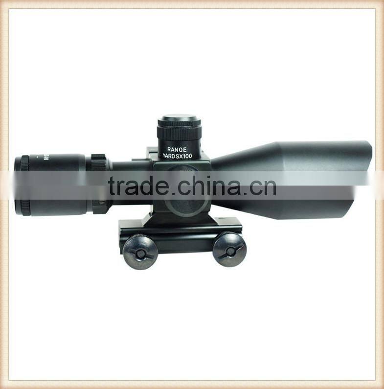 2.5-10X40 Infrared night vision riflescope,riflescope for hunting, Laser red dot weapon sight scope for sale