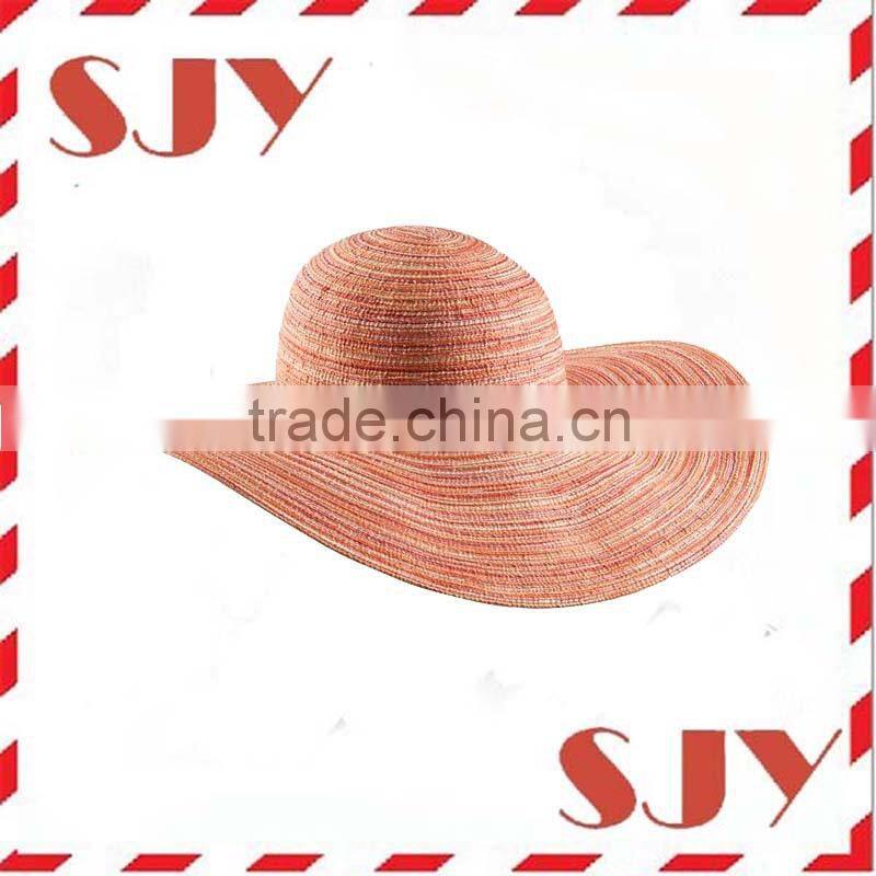 Paper Straw Womens Sun Hats/Sun Protective Beach Hat