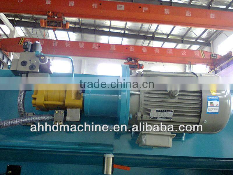 Hydraulic pendulum sheet metal shearing machine