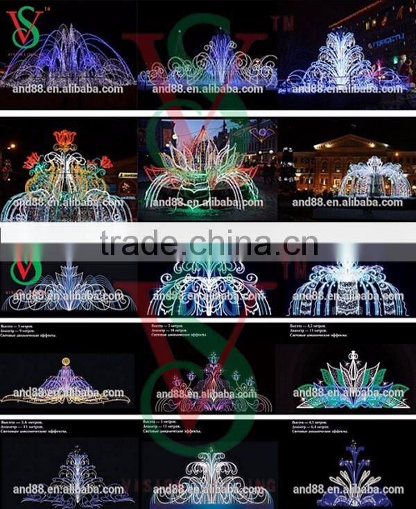 2016 unique durable outdoor waterproof splendid garden landscape light