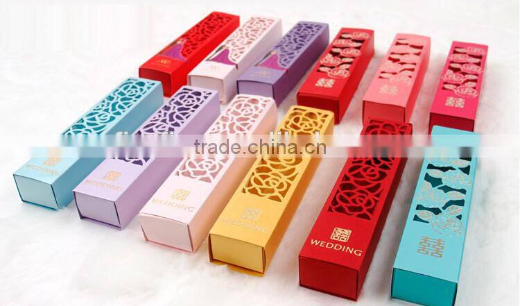 Hot sale laser cut party gift boxes personalized wedding favor boxes