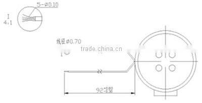 Original high quality different impedance round white classic microphone