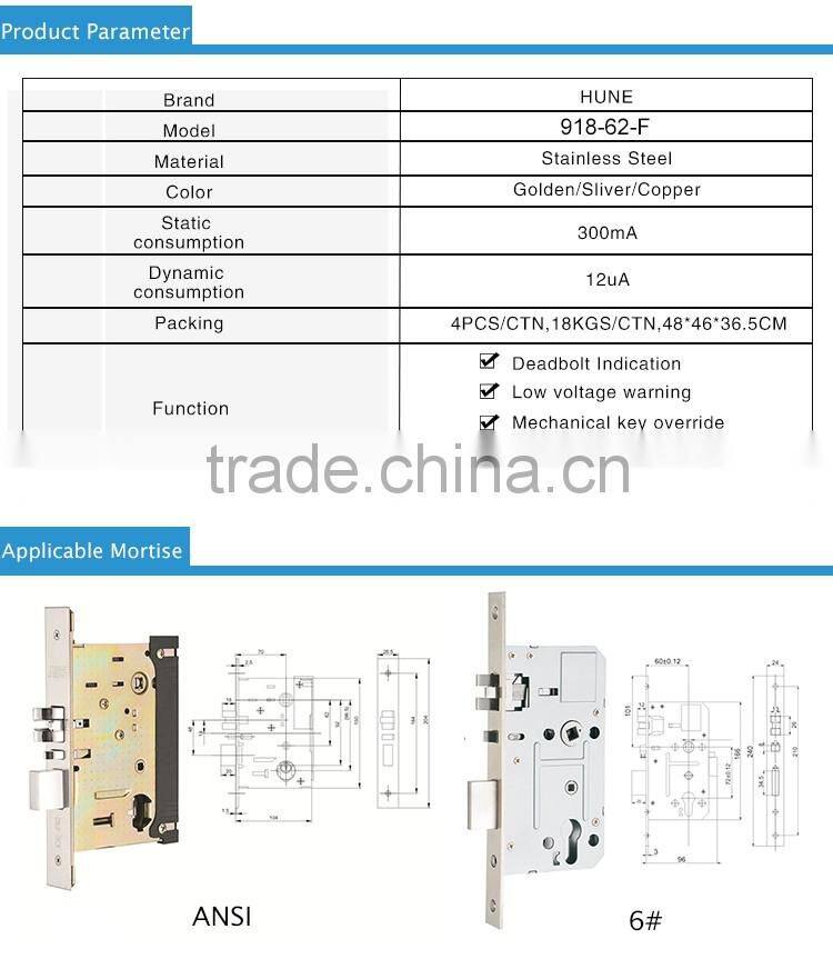 waterproof biometric fingerprint password door lock for office