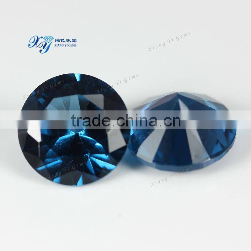 semi precious stone jewellery blue marble stone synthetic spinel