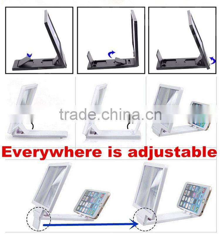 3D mobile phone screen magnifier / Foldable HD stand cellphone expander