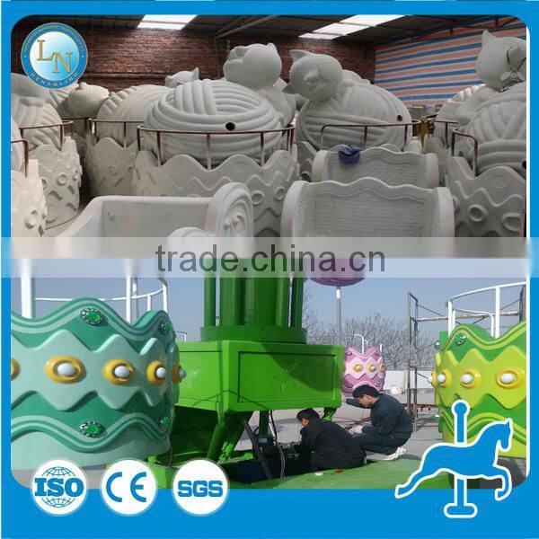 Sweety! Outdoor carnival kids amusement rotary kitty rides for sale