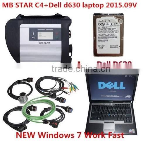 mb star c4 auto diagnostic tool sd connect multi language support with laptop