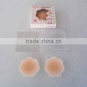 sexy self-adhesive flower shape beauty girl silicone nipple cover