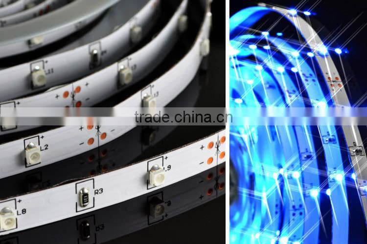 Flexible led strip light DC12vled/m non waterroof BLUE