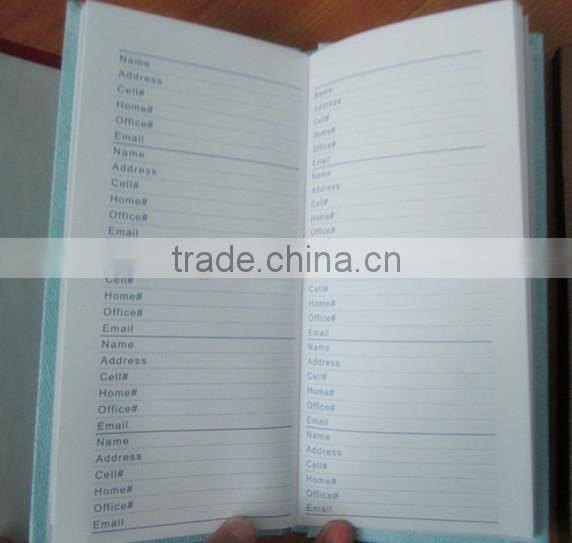 address notebook new design for promotion