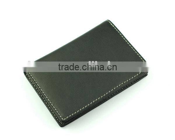 Custom Logo/Brand Nappa Leather Man's Card Holder Wallet