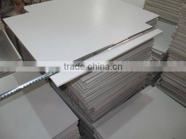 PVC vinyl faced gypsum ceiling tiles 600x600mm