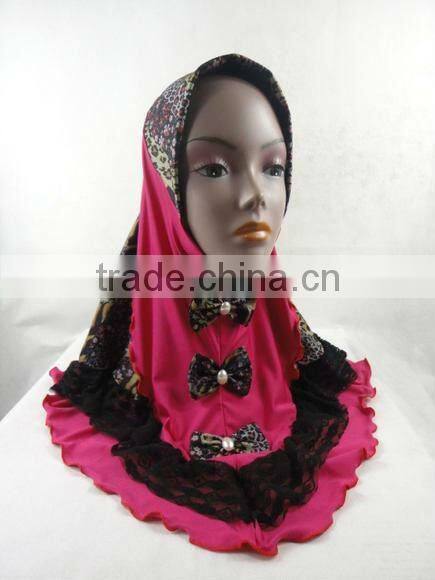 2014 new muslim hijab,whole sale Muslim hijab,latest muslim hijab with flower,