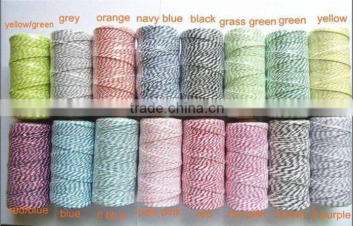 240 yards spool Baker's Twine in Peach - 240 Yards - Orange Yellow Pastel Light String Ribbon Gift Wrapping Packaging