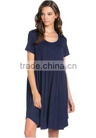 Women's Lovely Babydoll Knit Jersey Dress