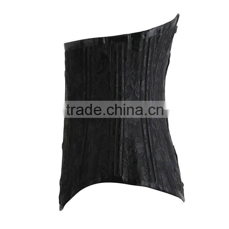 Charmian Women's 26 Spiral Steel Bones Denim Waist Cincher Body Shaper Corset