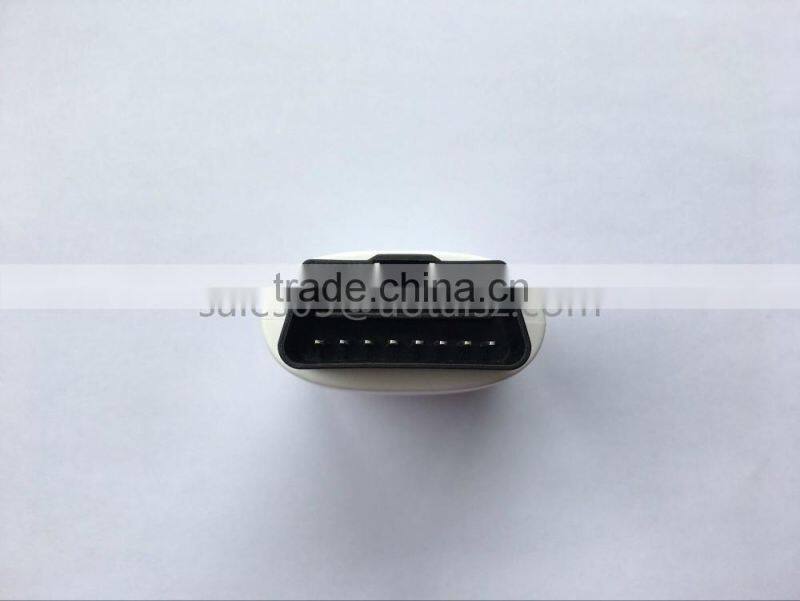 New Arrival White Plastic Material Enclosure with OBDII 16 Pin Male Connector