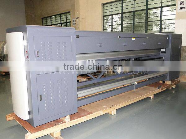 Popular 3.2m WER P3208 heavy duty large format solvent printer, polaris print heads solvent printer