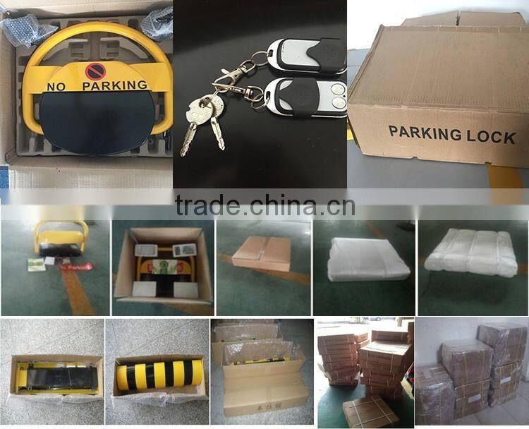 "V" type manual parking space protector