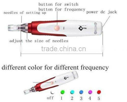 auto micro needle therapy system electric derma roller EL011 CE approval