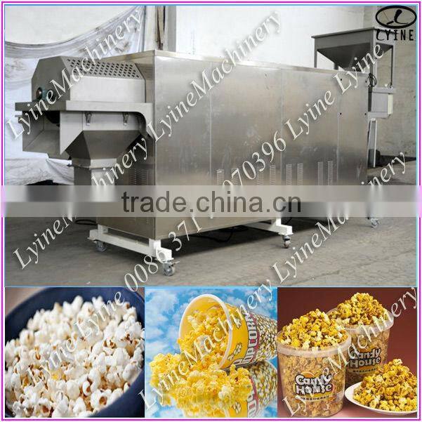 Automatic electric stainless steel popcorn production line